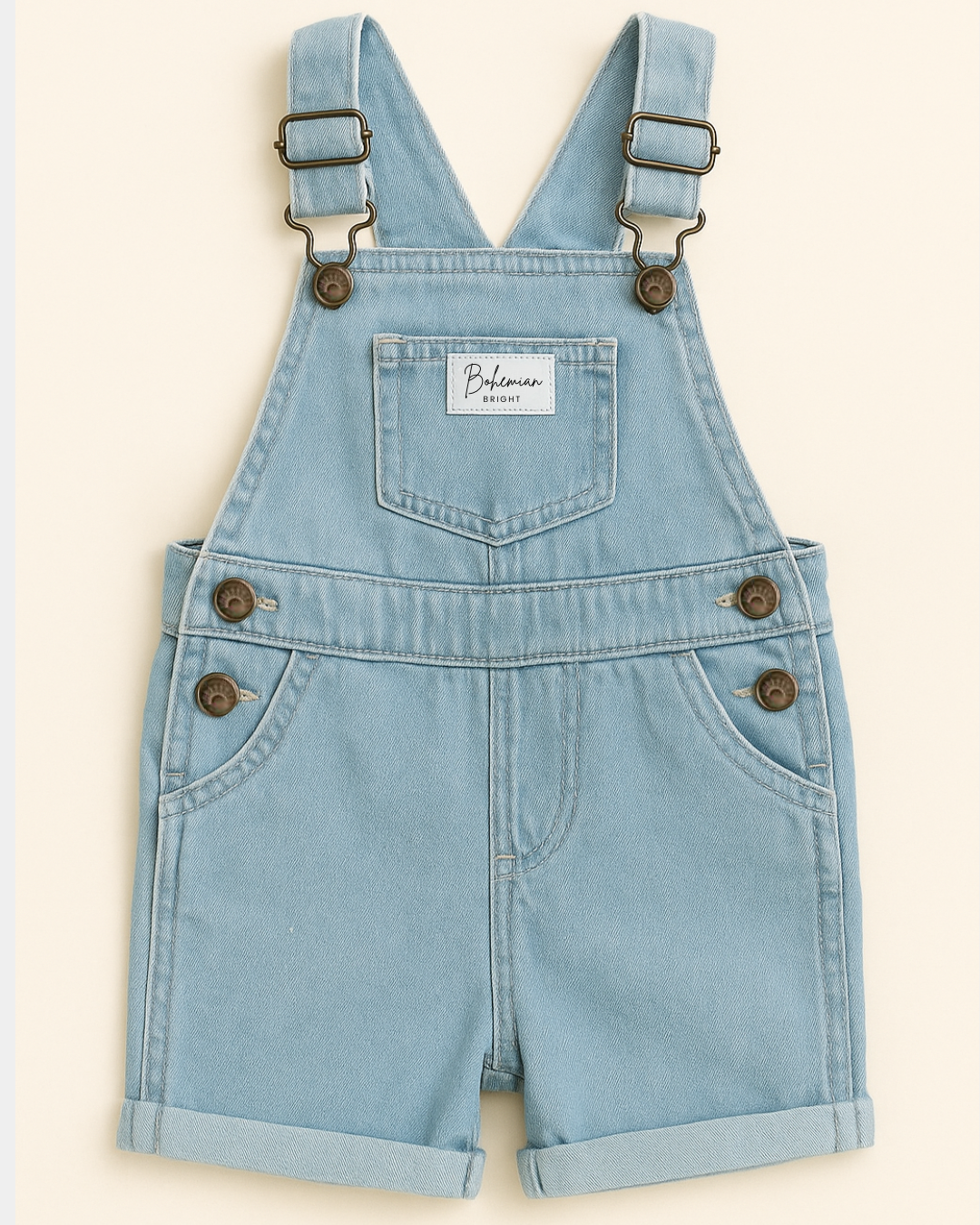 Soft Denim Overalls | Bohemian Bright