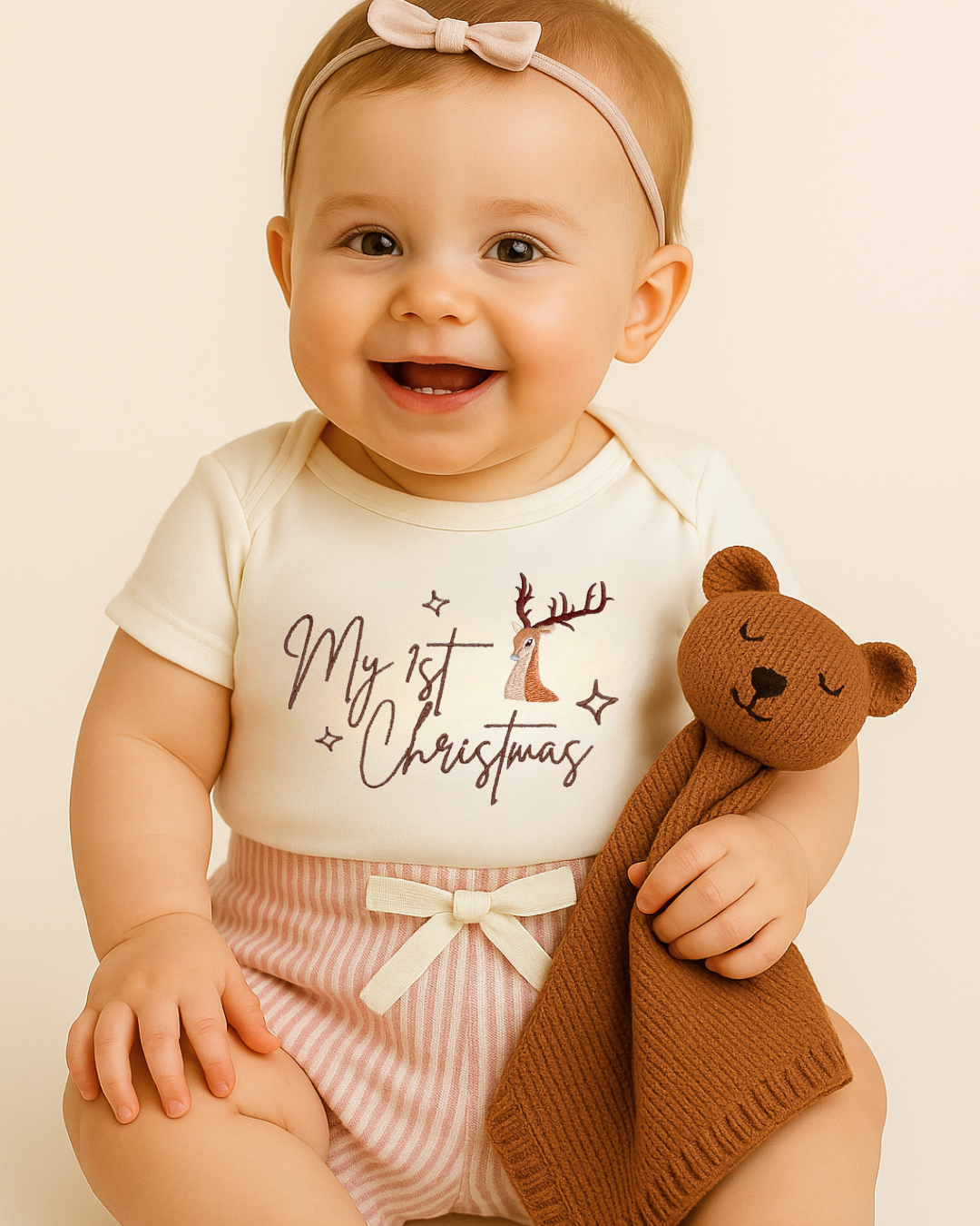 Organic Cotton Brown Bear Comforter | Bohemian Bright