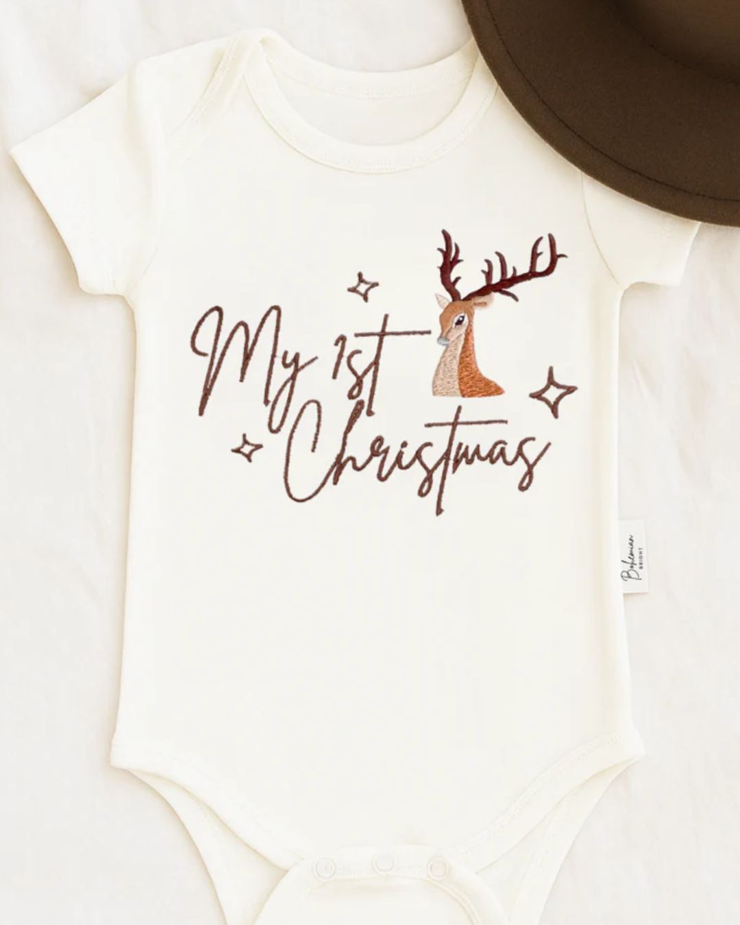 My First Christmas Baby Romper | Bohemian Bright
