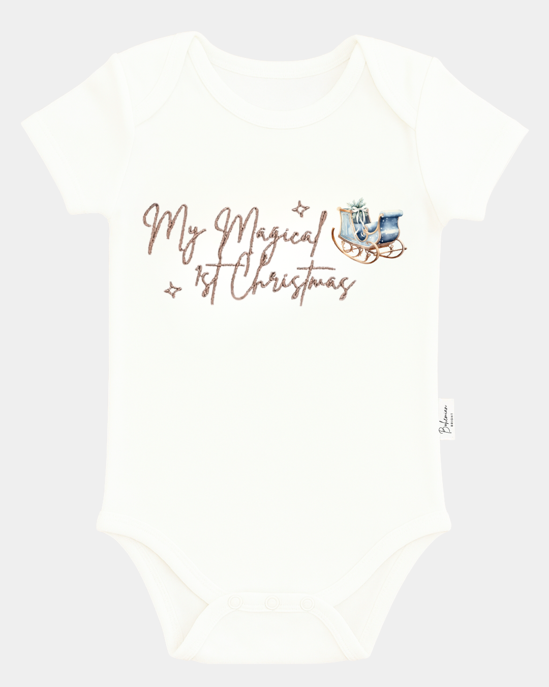 My Magical First Christmas Romper | Bohemian Bright