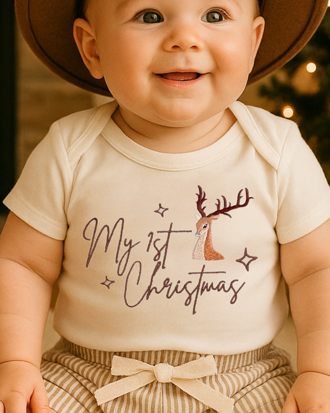 My First Christmas Baby Romper | PRE ORDER | Bohemian Bright