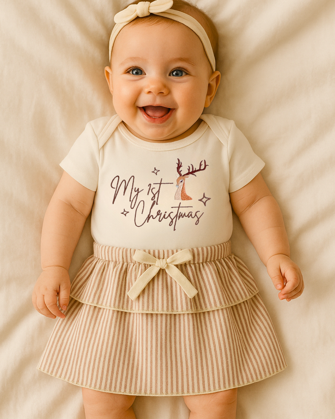 My First Christmas Baby Romper | PRE ORDER | Bohemian Bright