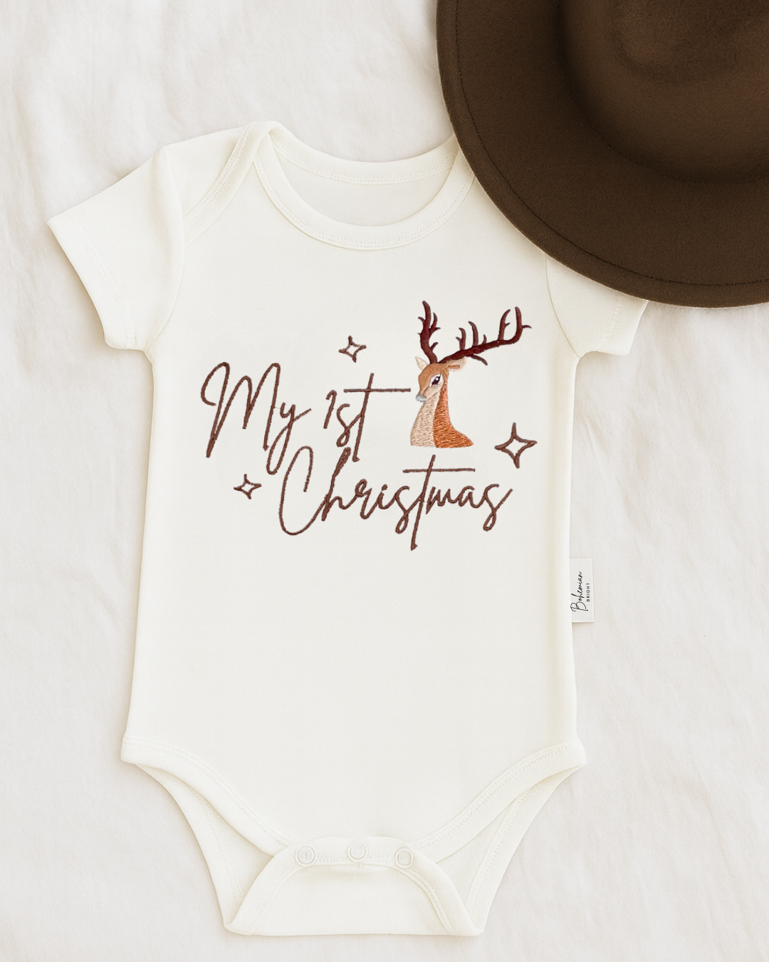 My First Christmas Baby Romper | PRE ORDER | Bohemian Bright