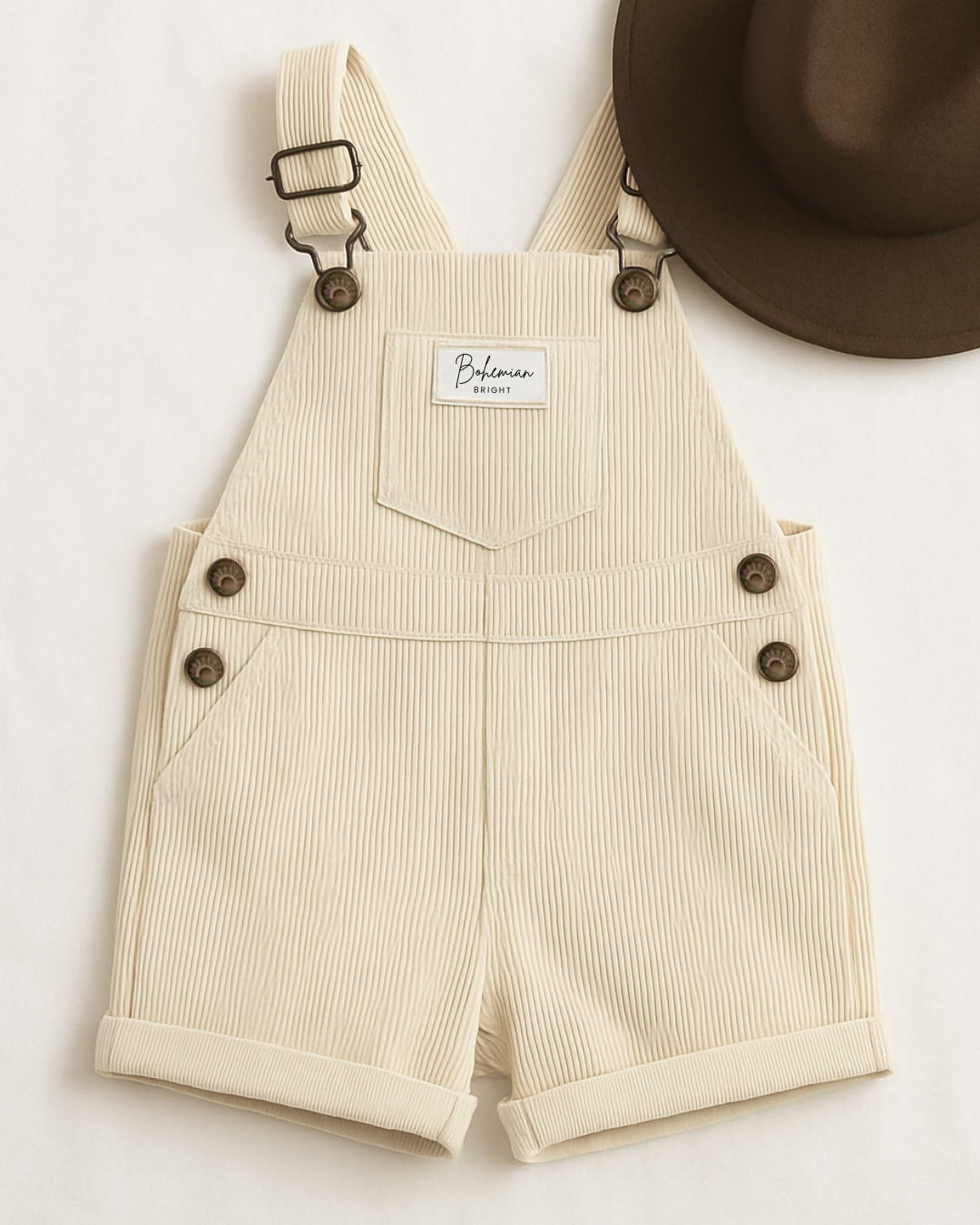 Cotton Cord Overalls | Bohemian Bright