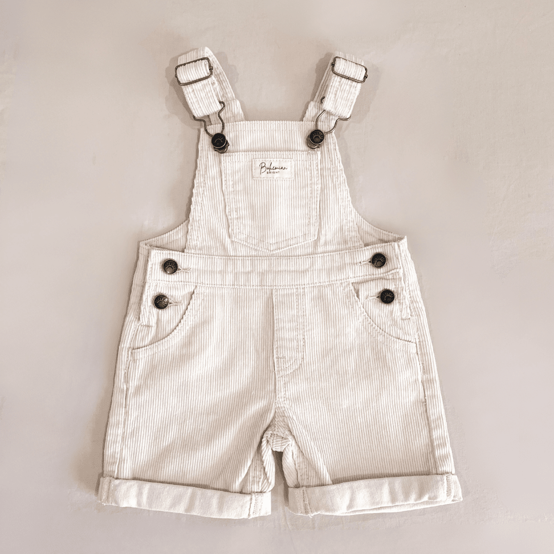 Seaside Cotton Cord Overalls | Bohemian Bright