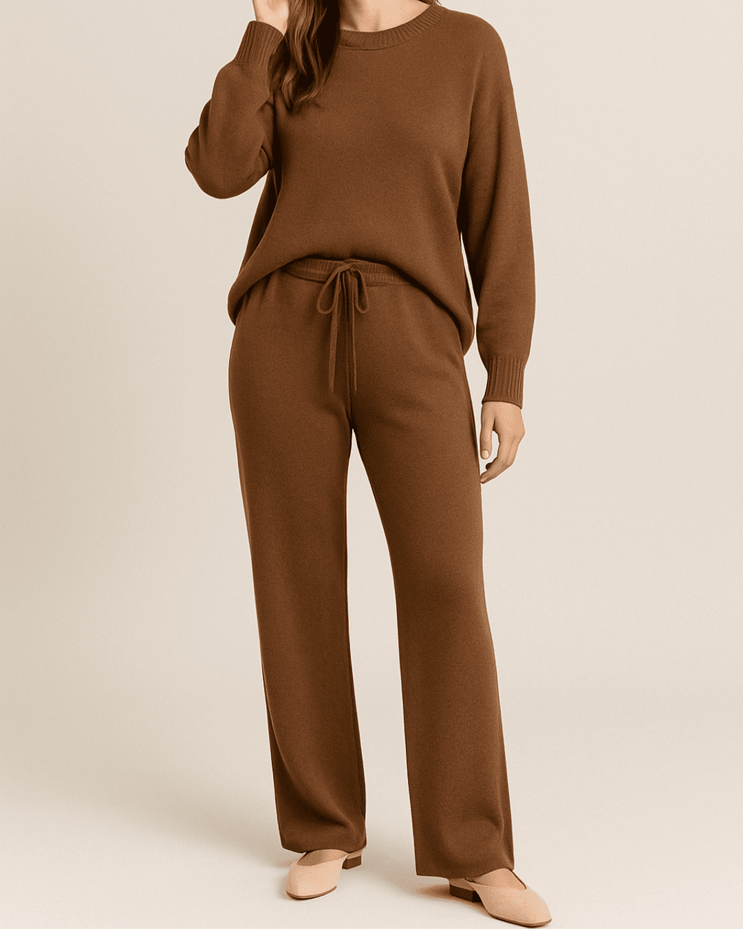 Chocolate Knit Pant | Bohemian Bright