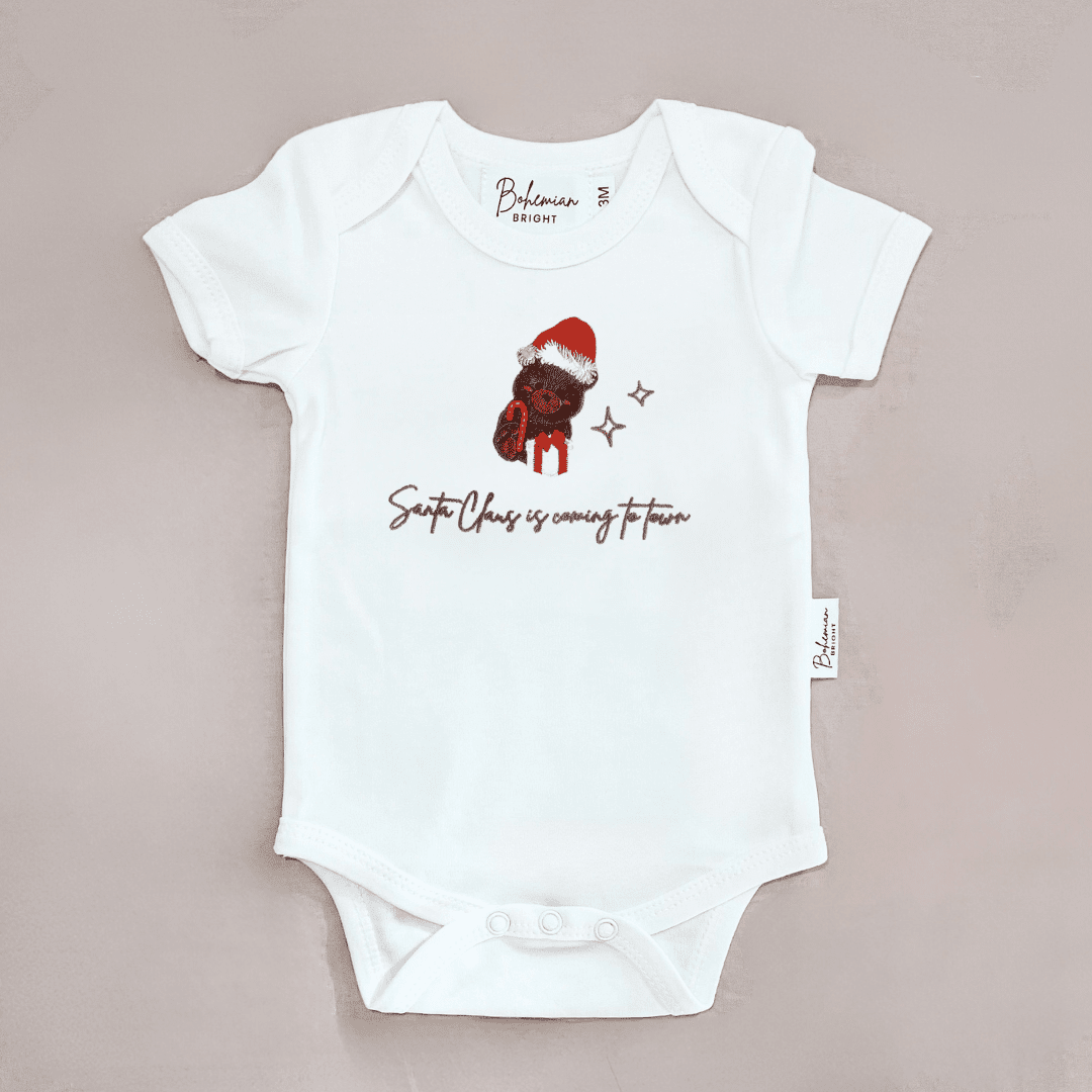 Christmas Bear Romper | Bohemian Bright