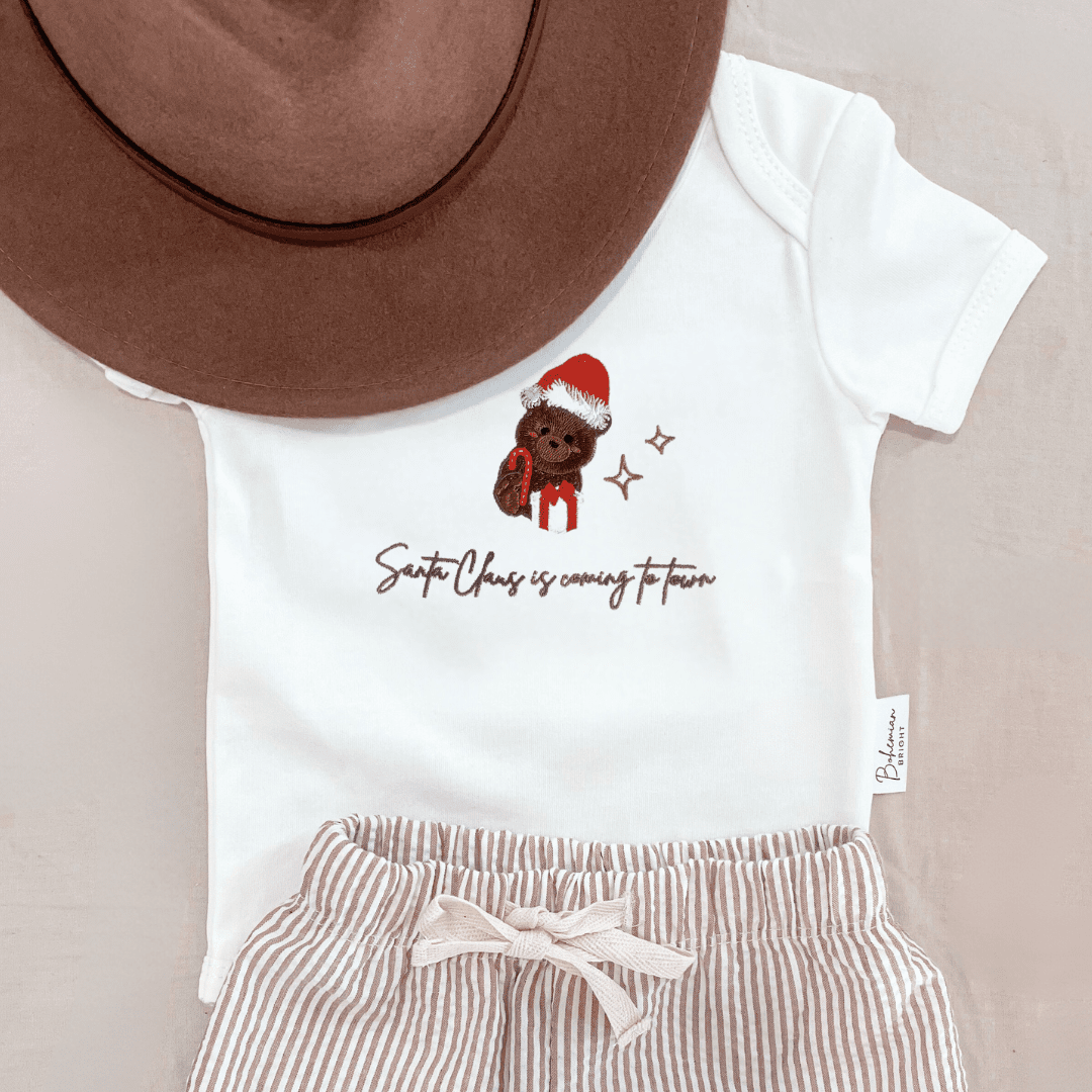 Christmas Bear Romper | Bohemian Bright