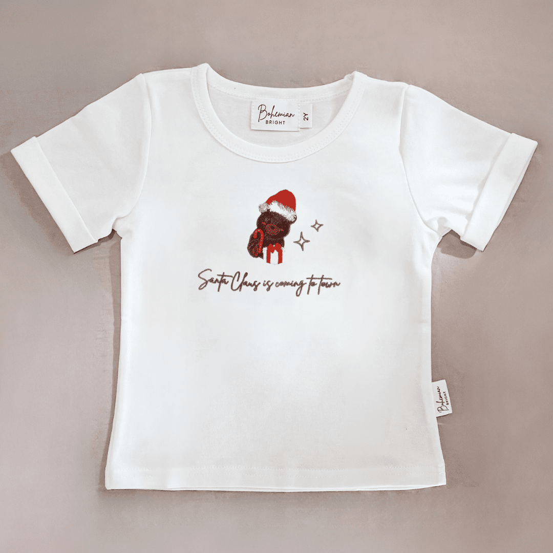 Christmas Bear T-Shirt | Bohemian Bright