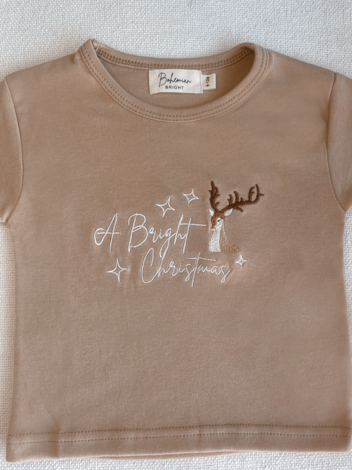 Christmas Reindeer T-Shirt | Bohemian Bright
