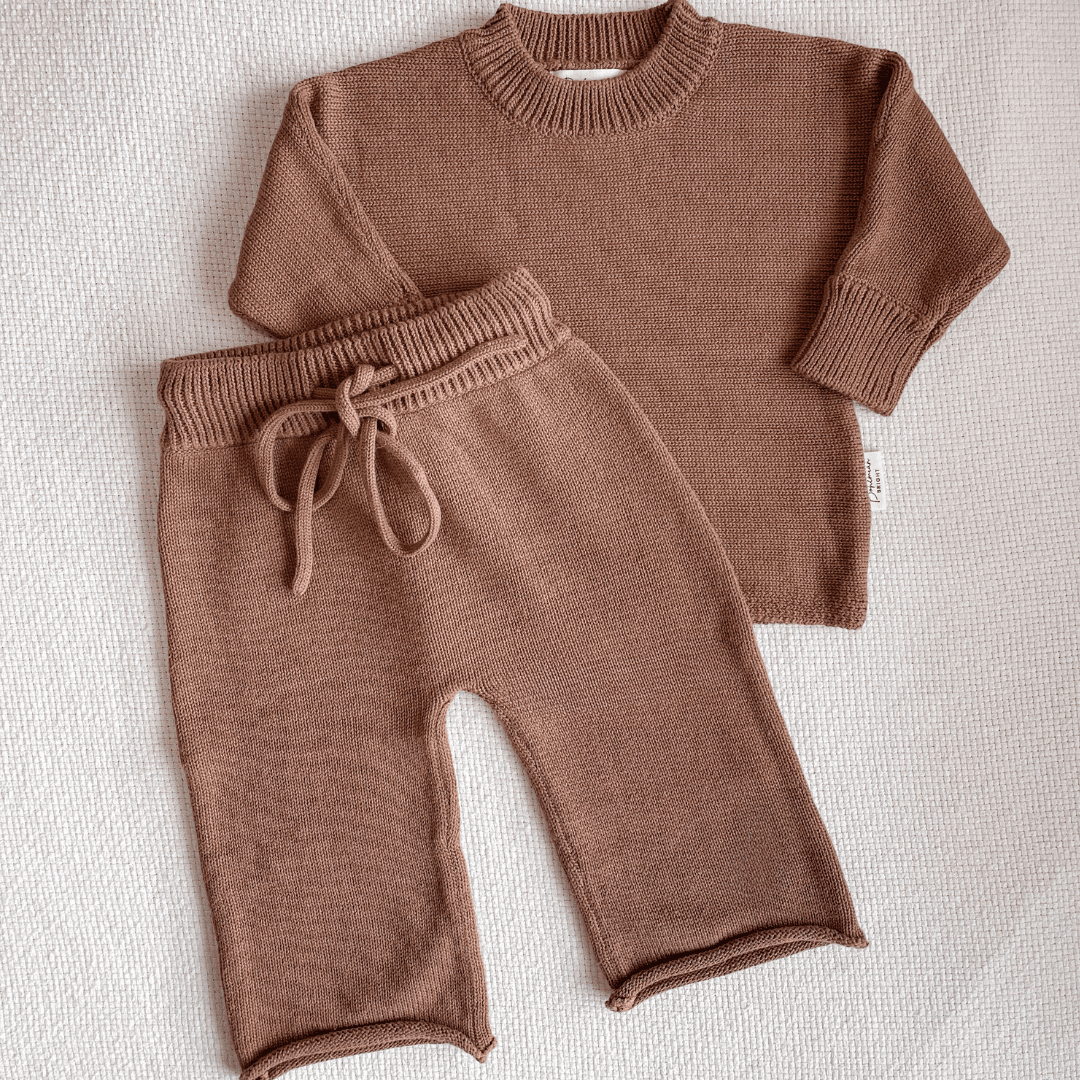 Chocolate Knit Jumper | Bohemian Bright