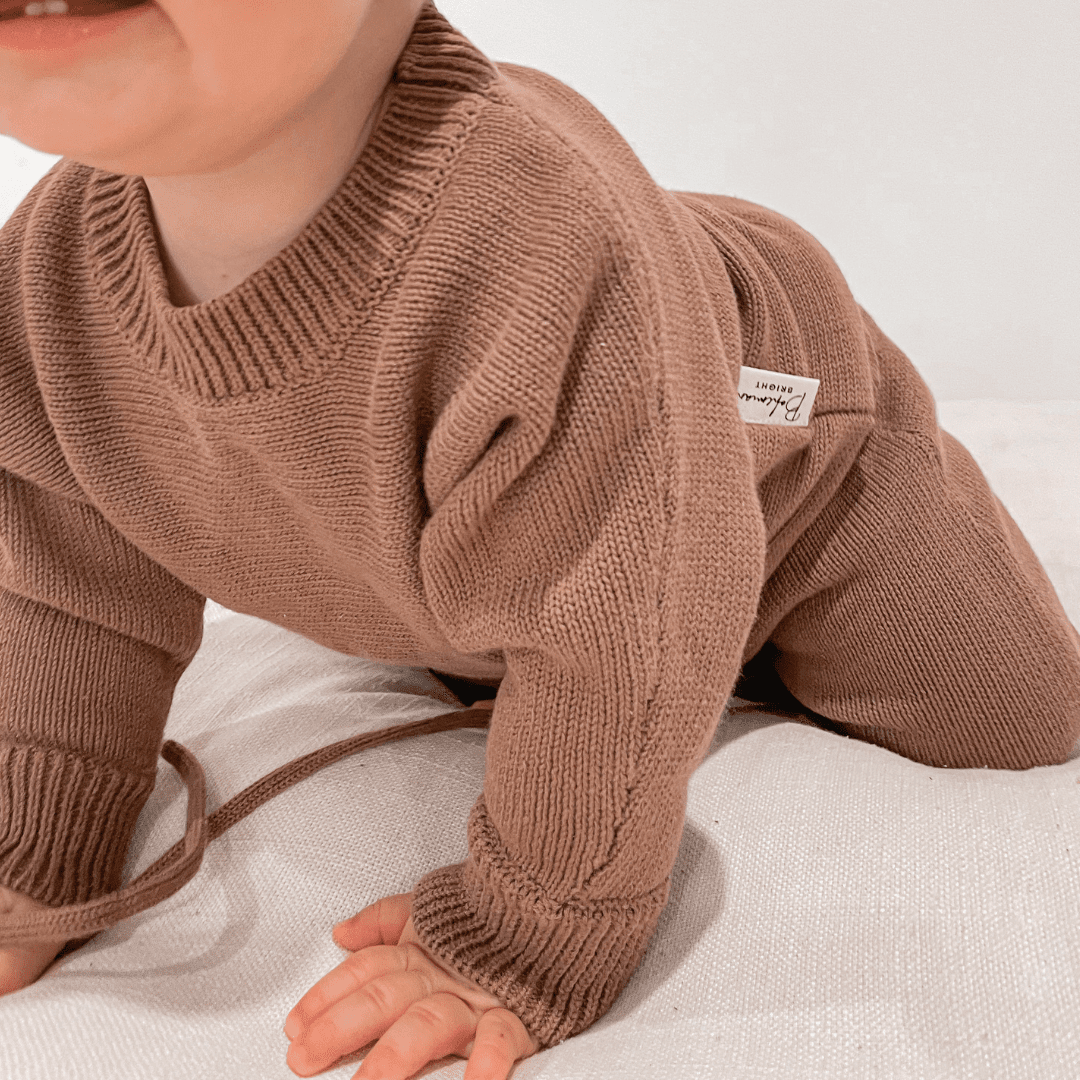 Chocolate Knit Jumper | Bohemian Bright