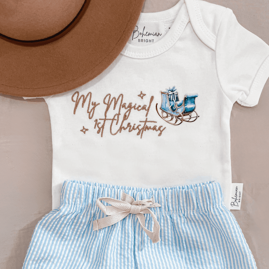 My Magical First Christmas Romper | Bohemian Bright