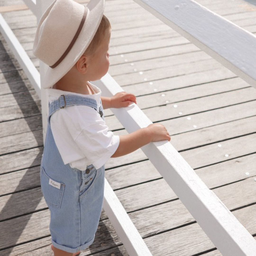 Seaside Denim Overalls | Bohemian Bright