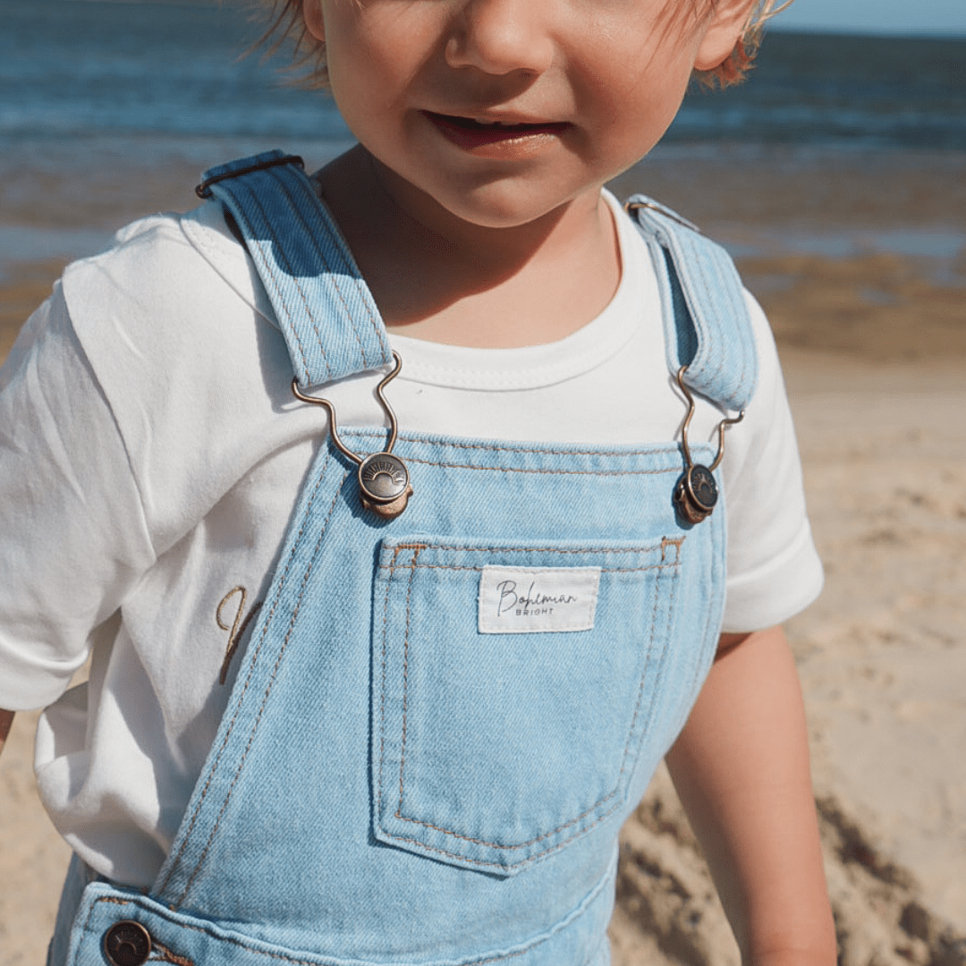 Seaside Denim Overalls | Bohemian Bright