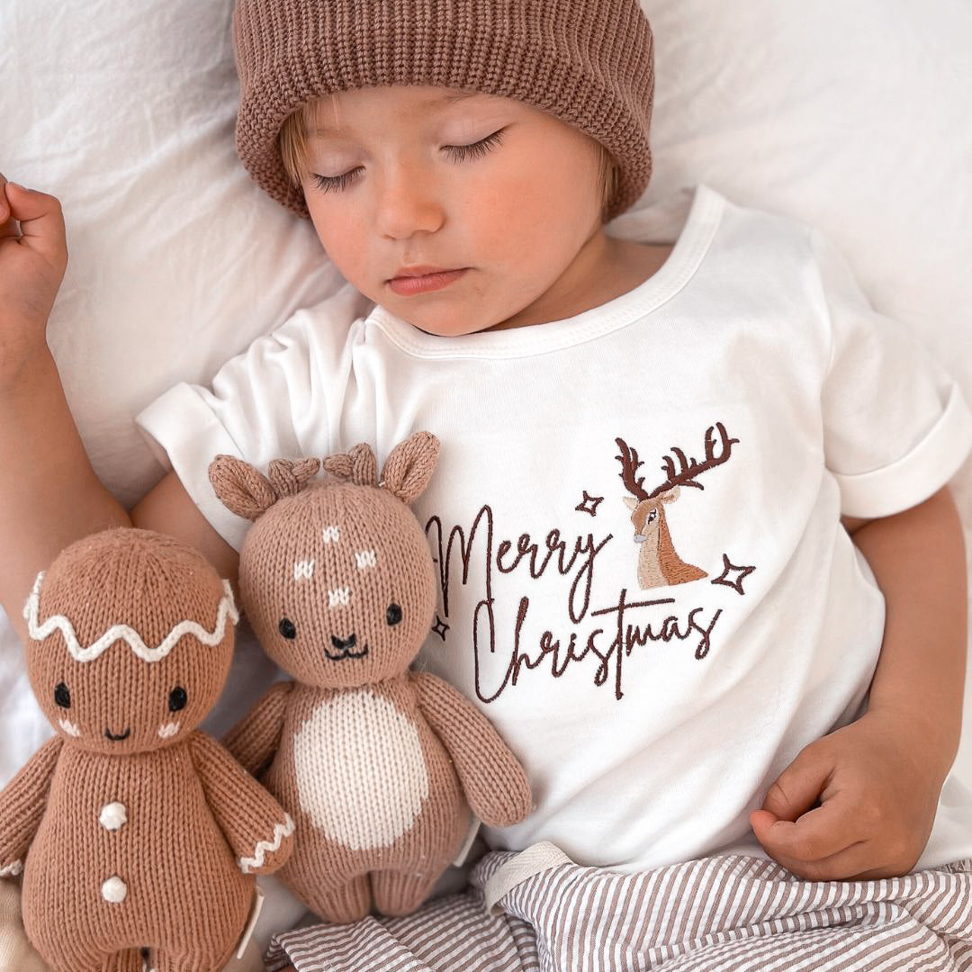 Merry Christmas Reindeer T-Shirt | Bohemian Bright