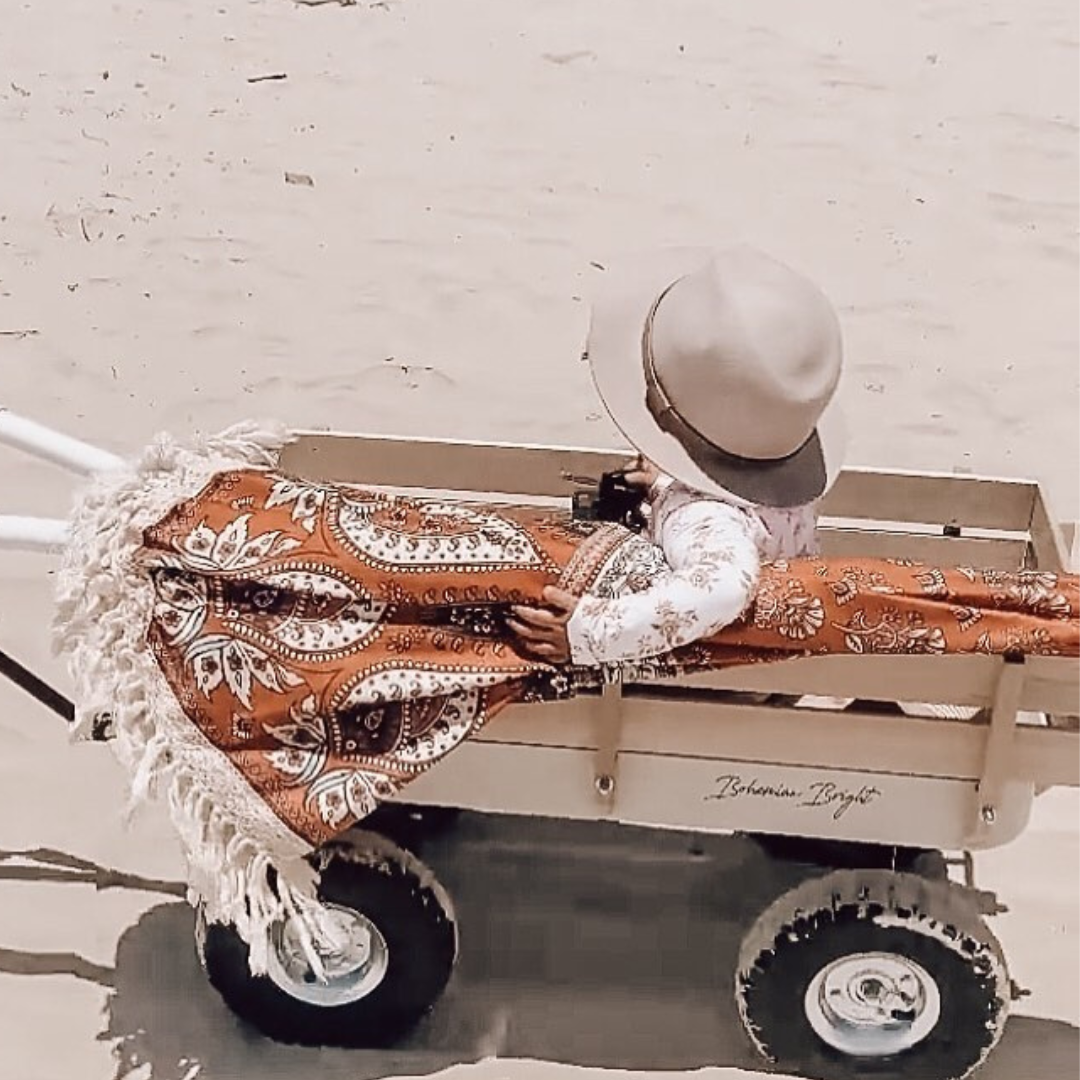 Beach Cart | Pearl | Bohemian Bright