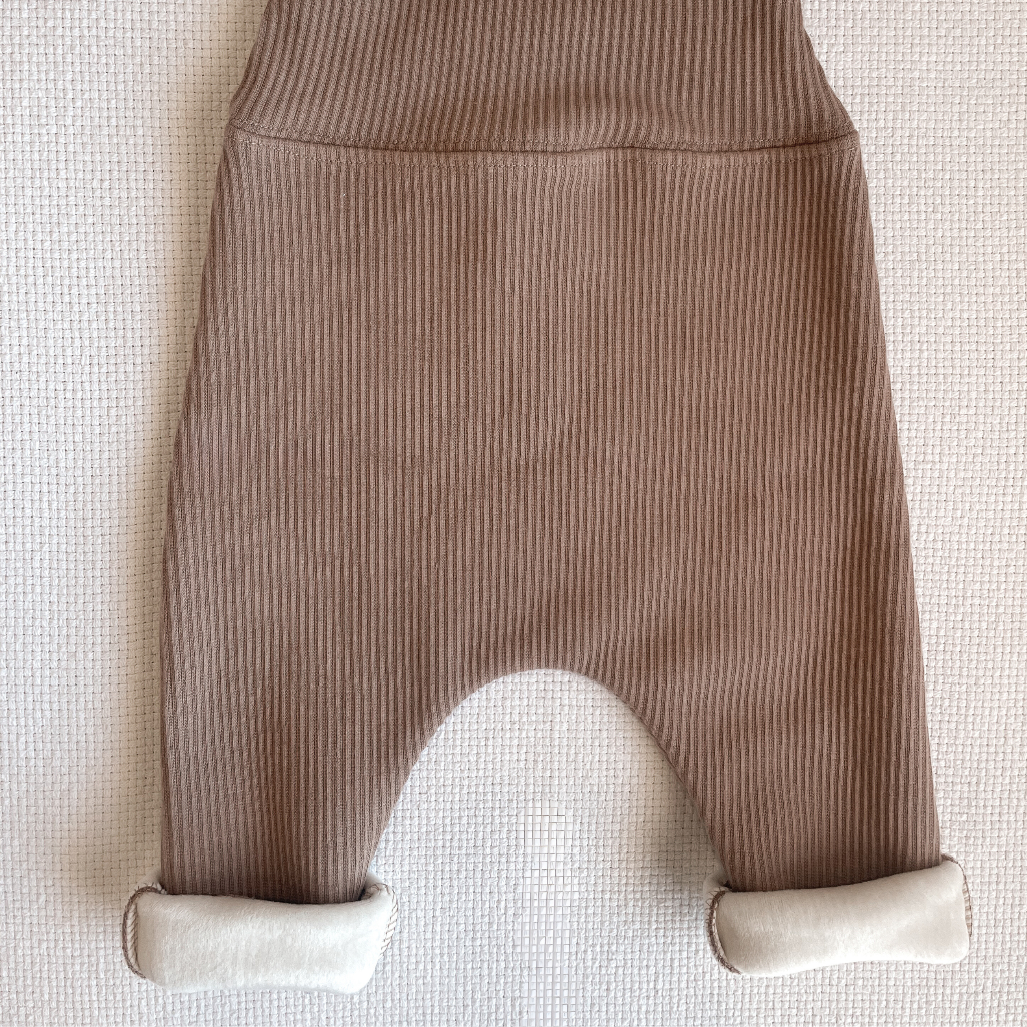 Soft Lined Organic Cotton Baby Legging- Chocolate Brown | Bohemian Bright