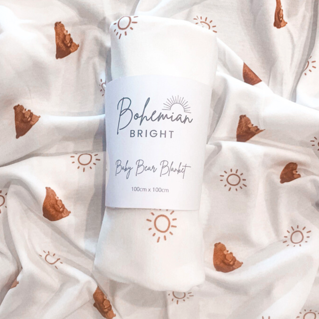 Baby Bear Blanket Wrap | Bohemian Bright