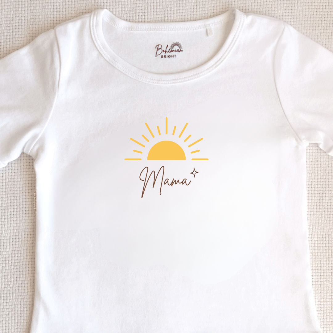 Mama T-Shirt | ALL PROFITS TO ASH GOOD GO FUND ME | Bohemian Bright