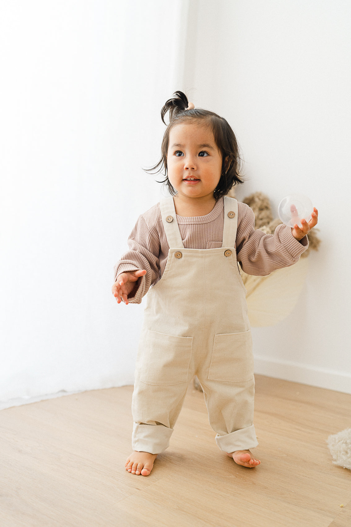 White dungarees sale baby